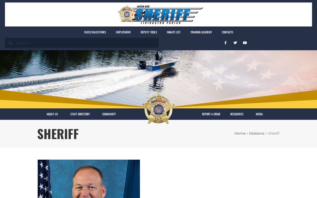 Livingston Parish Sheriff official agency page